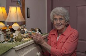 Residents are encouraged to decorate their rooms